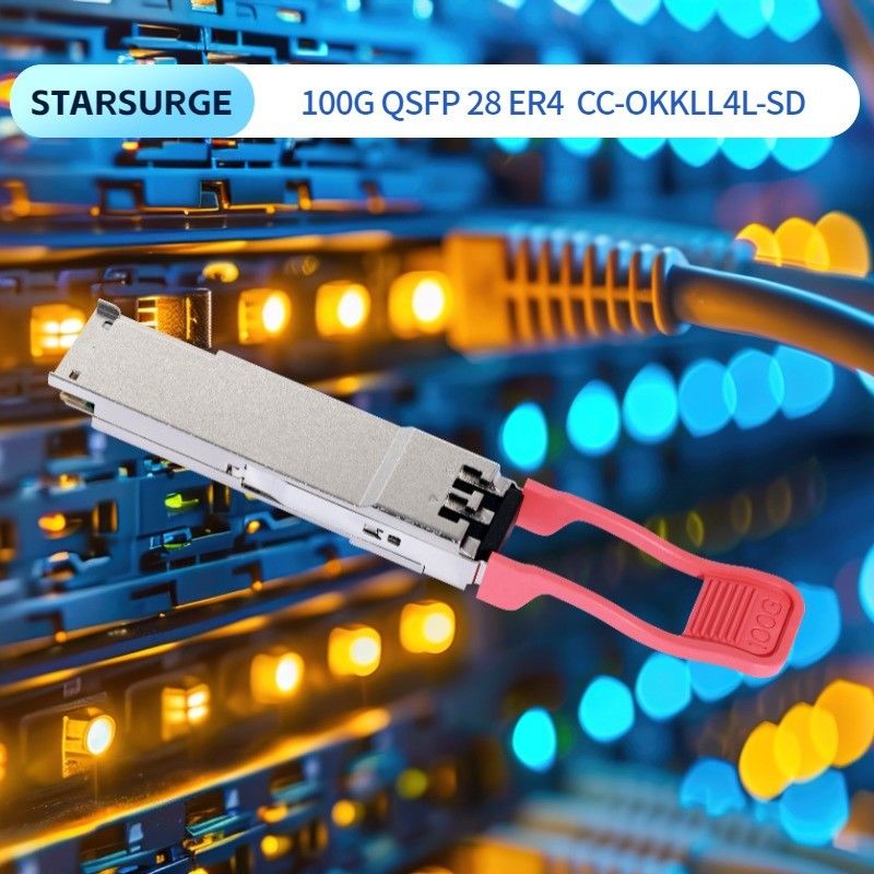 3.3V DC 전원 원자 컴퓨팅 인터 커넥트 100G QSFP28 BIDI SR 데이터 센터 핫 플러그 가능한 광 모듈 트랜시버