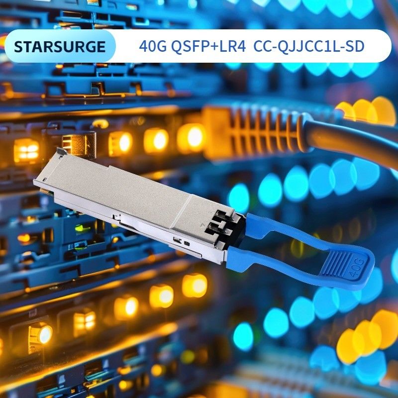 40Gb/s QSFP 멀티모드 광 모듈 BIDI 850/908nm 광 수신기 듀플렉스 LC IP 네트워크