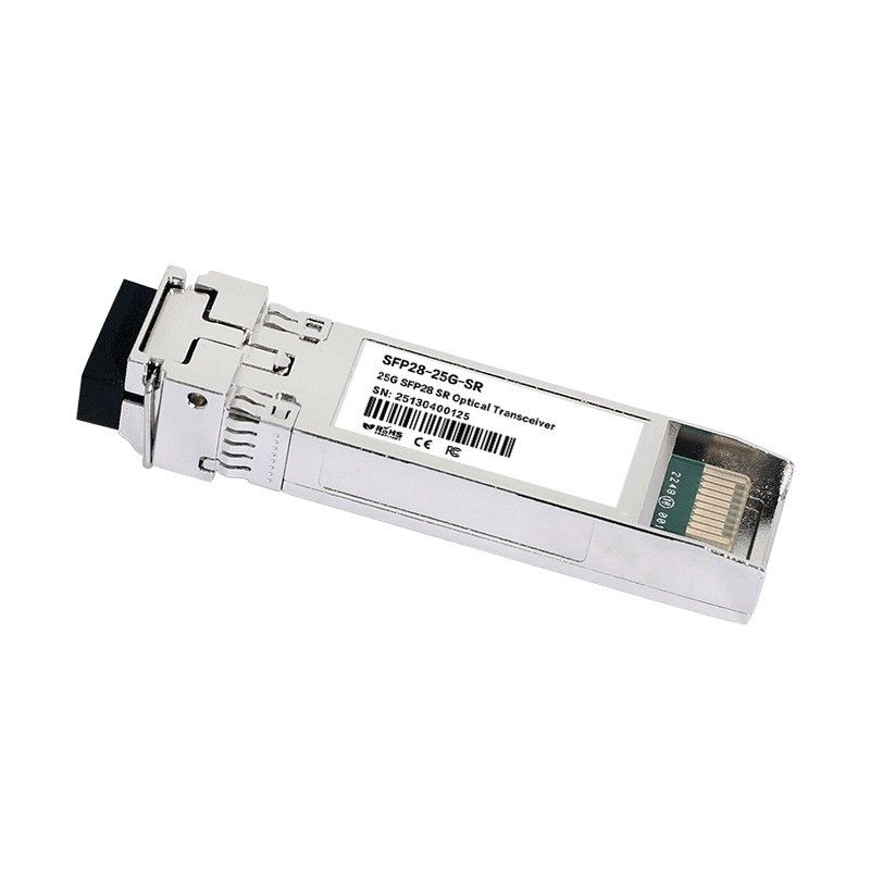 10km 싱글 모드 25G SFP28 광학 송신기 프로토콜 준수 SFF-8472 속도 LC 커넥터 CE FCC RoHS 인증