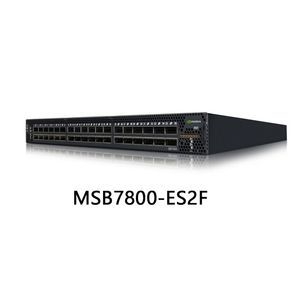 36포트 스위치 블랙/그레이 MSB7800-ES2F 10/100/1000Mbps 전송 속도 관리 및 43.6*433.2*590.6 mm Mellanox