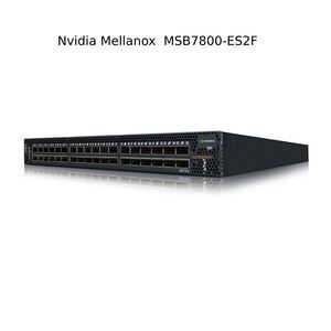 멜라녹스 Msb7800-Es2f 100GB/S 인피니밴드 1u 스위치 36 Qsfp28 포트 용량 네트워크 스위치 40 비 차단 포트 엔비디아
