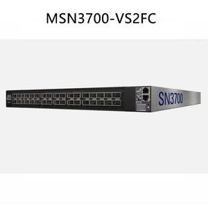 인피니밴드 기술 Mellanox MSN3700-Vs2FC 200gbe 1u 오픈 이더넷 스위치, Cumulus Linux 및 64 포트, 전원 공급 장치 2개