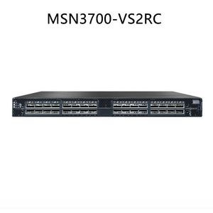 Vlan 지원 엔비디아 MSN3700-Vs2RC 스펙트럼-2 기반 200gbe 1u 오픈 32X200gbe 이더넷 스위치 커뮬러 리눅스 32 Qsfp56 포트