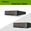 1u Nvidia Spectrum 100gbe 스위치, Cumulus Linux 16, Qsfp28 포트 2개, AC PSU 2개, X86 2코어, Short Depth, C2p 에어플로우, 최대 속도 1g
