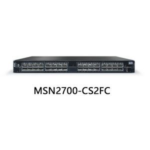 콤팩트하고 강력한 100gbe 1u 스위치 W/Cumulus Linux MSN2700-CS2FC 데이터 집약적인 애플리케이션을 위한 Nvidia 스펙트럼