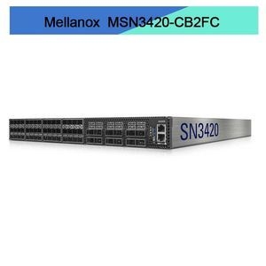 네트워킹 솔루션 MSN3420-CB2FC 이더넷 스위치 48 SFP28 12 QSFP28 포트, 빠른 데이터 전송용