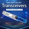 고성능 Qsfp28-100g-Lr4 100g Qsfp28 10km 1310nm Sm 듀얼 LC 광섬유 송수신 모듈 SFP Lr4 저렴한 가격