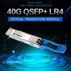 40g Qsfp Lr4 10km 1310nm 광학 송수신 모듈 듀플렉스 LC 인터페이스 Qsfp 40gbASE SMF 광섬유 모듈
