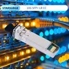 네트워크용 고성능 10g SFP+ 트랜시버 모듈 10km 단일 모드 광섬유 핫 플러그 가능 저전력 소비 RoHS