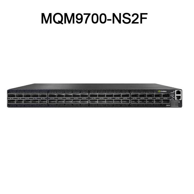 MQM9700-NS2F 멜라녹스 인피니밴드 스위치 양자 2 NDR 소프트웨어 64 NDR 포트 32 Osfp 포트 2 전원