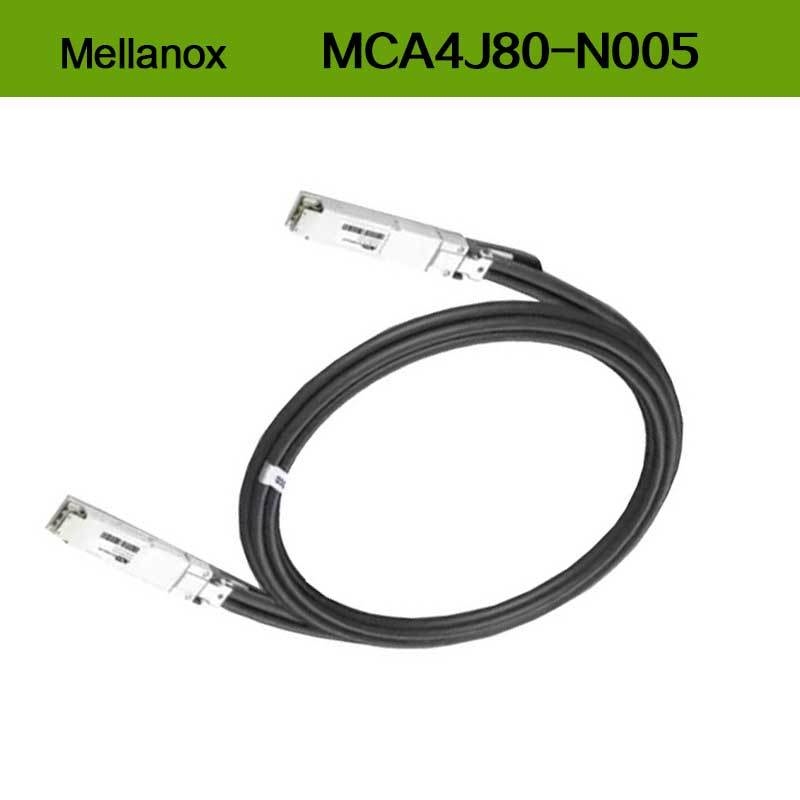 멜라녹스 DAC 케이블 MCA4J80-N005 액티브 구리 케이블 IB 트윈 포트 NDR 800Gb/s OSFP 5m