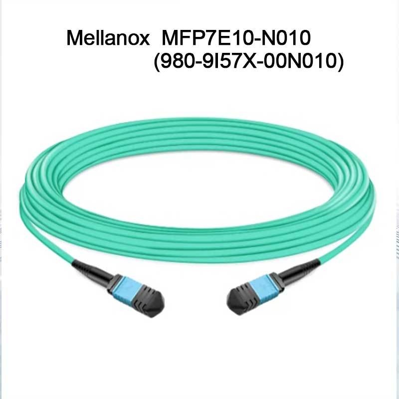 MFP7E10-N010 Mellanox AOC 패시브 파이버 케이블 MMF MPO12 APC로 MPO12 APC 10m