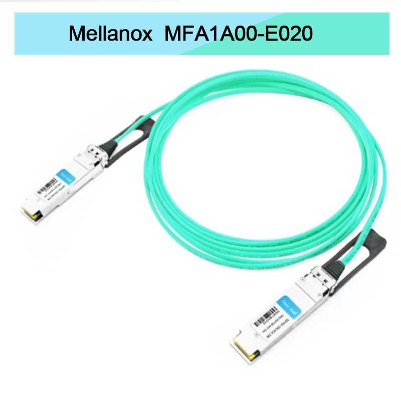Nvidia MFA1A00-Xxxx 100GB/S QSFP28 MMF 액티브 광 케이블 MFA1A00-E020 액티브 파이버 케이블 IB EDR 100GB/S