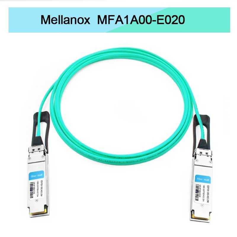 Nvidia MFA1A00-Xxxx 100GB/S QSFP28 MMF 액티브 광 케이블 MFA1A00-E020 액티브 파이버 케이블 IB EDR 100GB/S