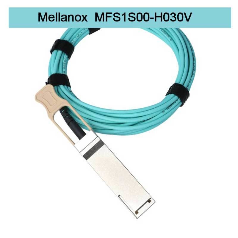 MFS1S00-H030V ((980-9I440-00H030) Aoc 네트워크 케이블 IB HDR 최대 200Gb/S QSFP56 30m 200GBASE-AOC QSFP56부터 QSFP56까지