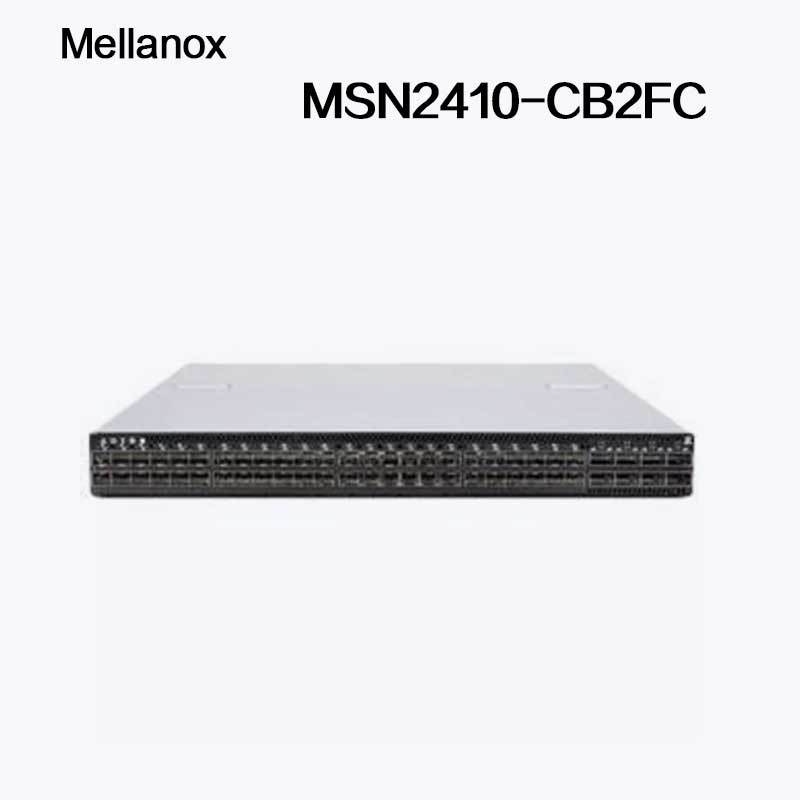 MSN2410-CB2FC 멜라녹스 sN2410멜라녹스 네트워크 스위치 누적 리눅스 48 SFP28 공항 8 QSFP28 공항