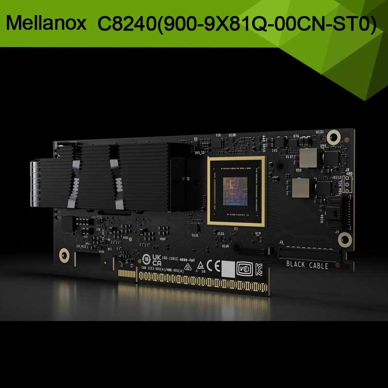 Nvidia Connectx-8 Supernic 듀얼 포트 QSFP112 인피니밴드: NDR IB (기본값) 이더넷: 400GbE C8240 900-9X81q-00cn-St0