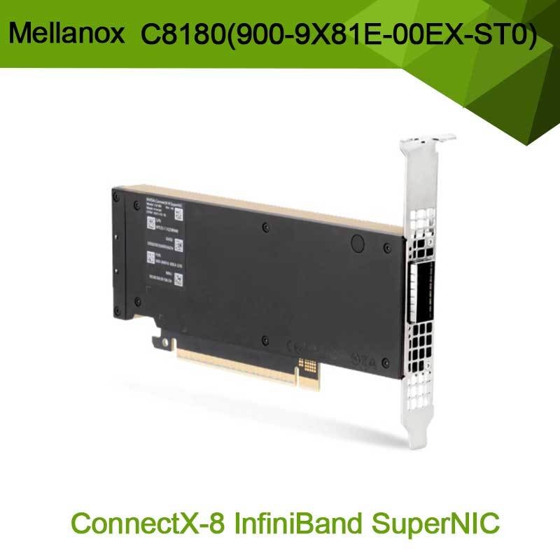 엔비디아 커넥스-8 어댑터 C8180 (900-9X81E-00EX-ST0) 싱글 케이지 OSFP 인피니밴드: 800gbs Xdr Ib