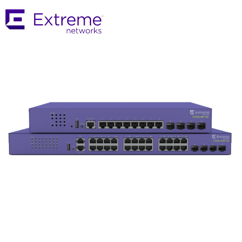 24포트 Extreme Networks X435 AVB 스위치 X435 4S 68Gbps 50.6Mpps 새 제품 및 정품