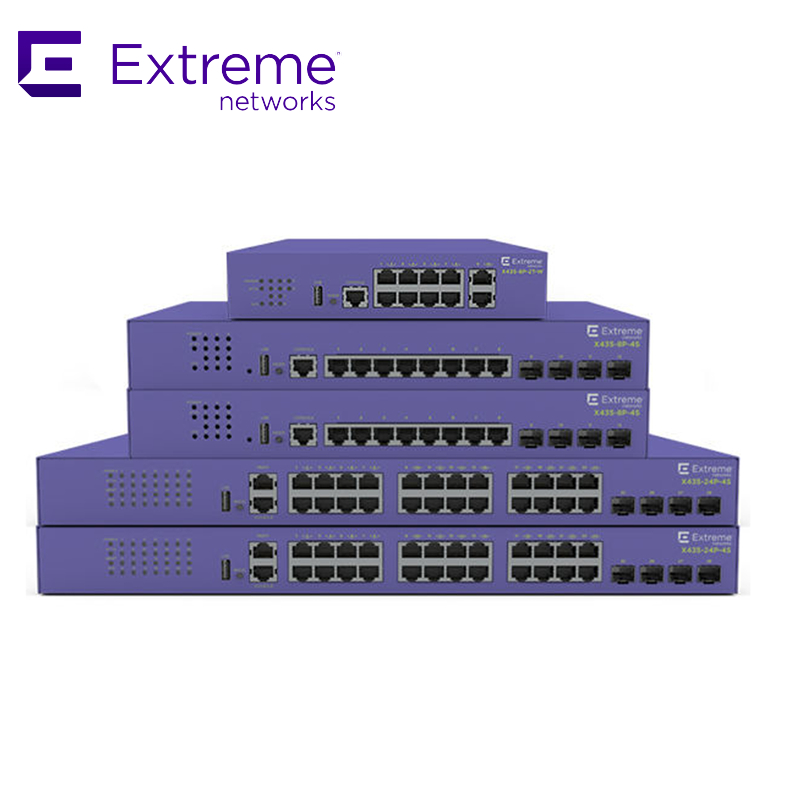 24포트 Extreme Networks X435 AVB 스위치 X435 4S 68Gbps 50.6Mpps 새 제품 및 정품