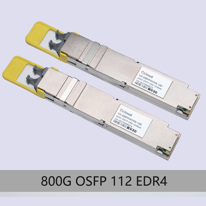 데이터 센터용 고속 800G OSFP 112 EDR4 CC-OSFP08EDR8-12D 트랜시버 모듈