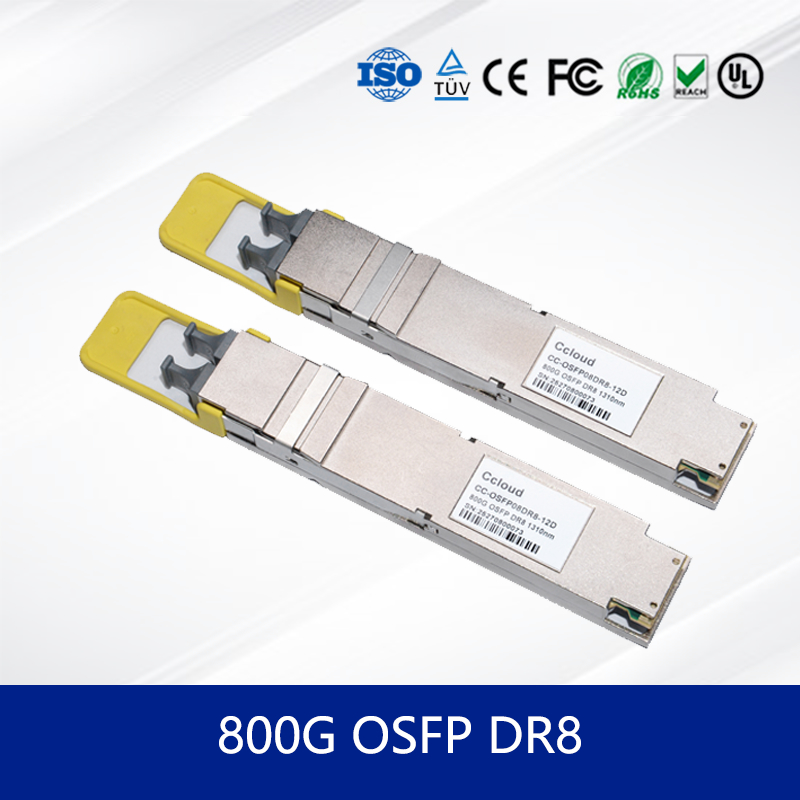 고성능 데이터 전송을 위한 안정적인 광 트랜시버 모듈 800G OSFP DR8 트랜시버