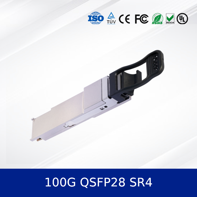 QSFP-100G-SR4 100GBASE-SR4 QSFP28 광 트랜시버 모듈 850nm 100m DOM MPO-12 MMF 광섬유 트랜시버