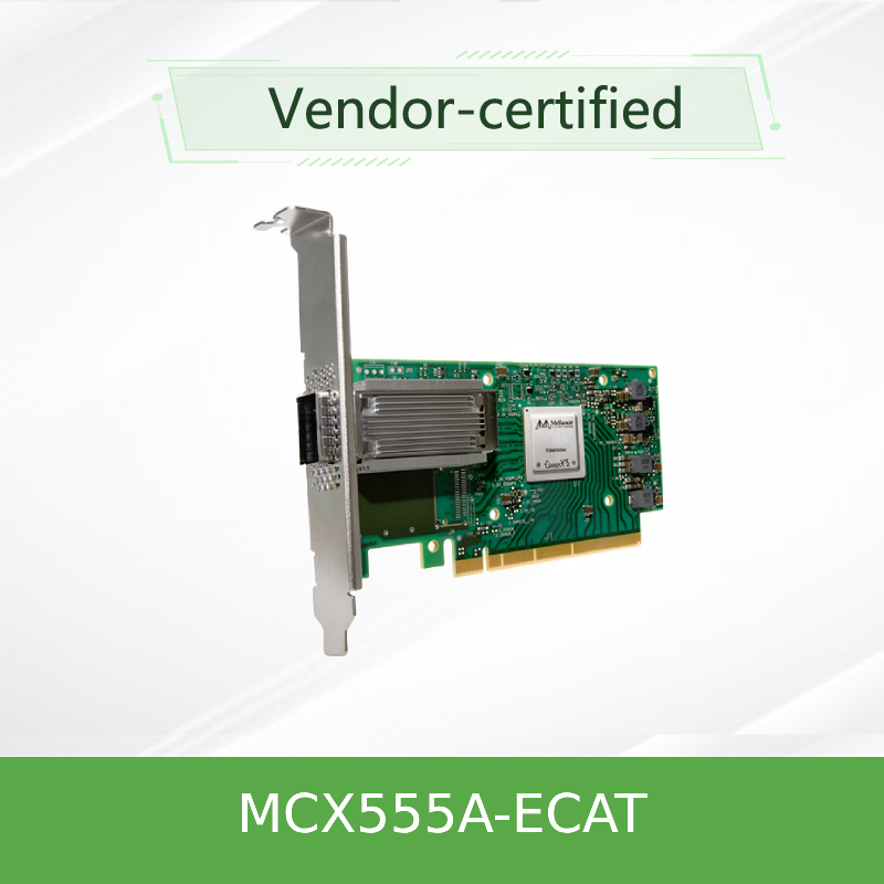 멜라녹스 네트워크 카드 VPI 멜라녹스 100gbe Nic 어댑터 카드 MCX555A-ECAT ConnectX-5 EDR 100GbE