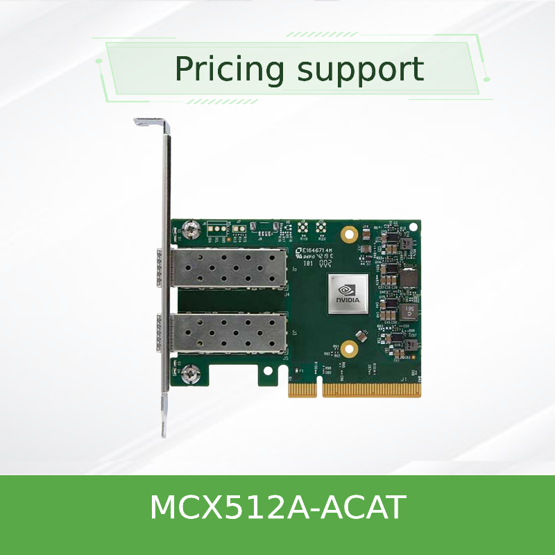 MCX512A-ACAT Mellanox ConnectX-5 EN 네트워크 인터페이스 카드 10/25GbE 듀얼 포트 SFP28