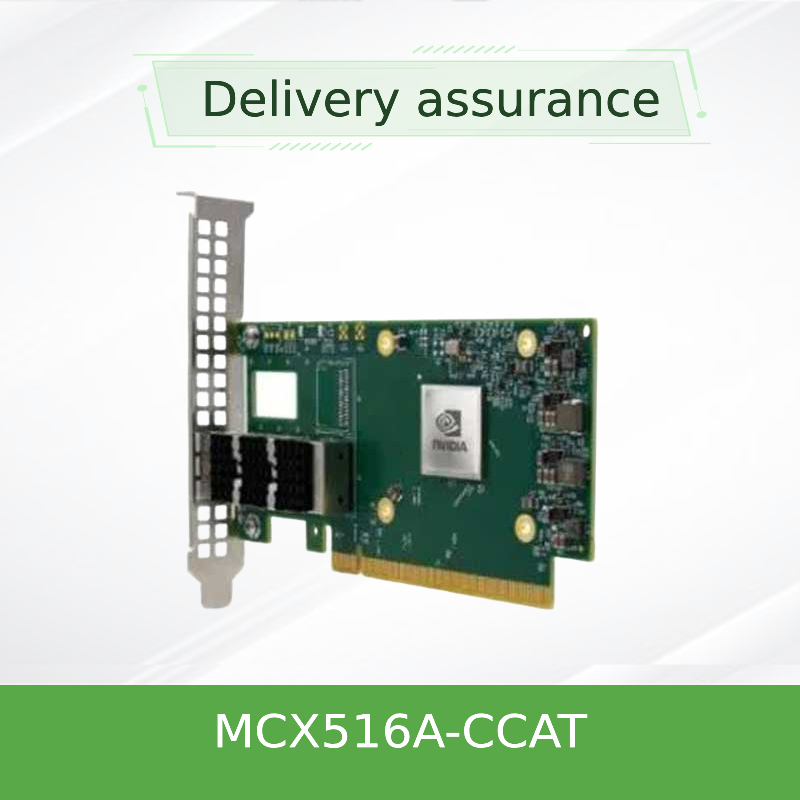 100GbE NIC 멜라녹스 네트워크 카드 MCX516A-CCAT 듀얼-포트 QSFP28 PCIe3.0x16