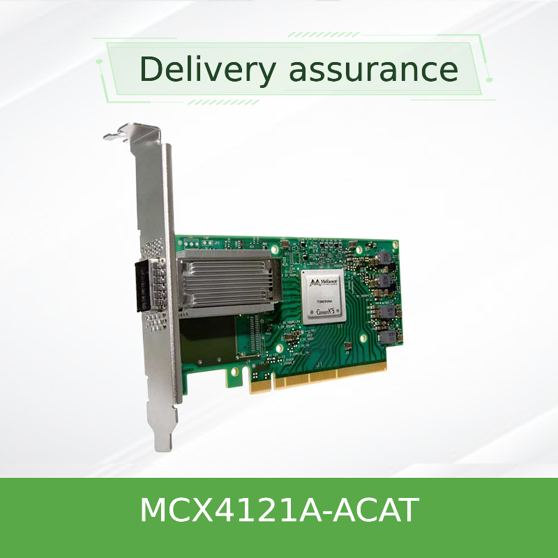 커넥트X-4 Lx EN 25GbE 멜라녹스 네트워크 카드 듀얼 포트 SFP28 PCIe3.0 X8 MCX4121A-ACAT