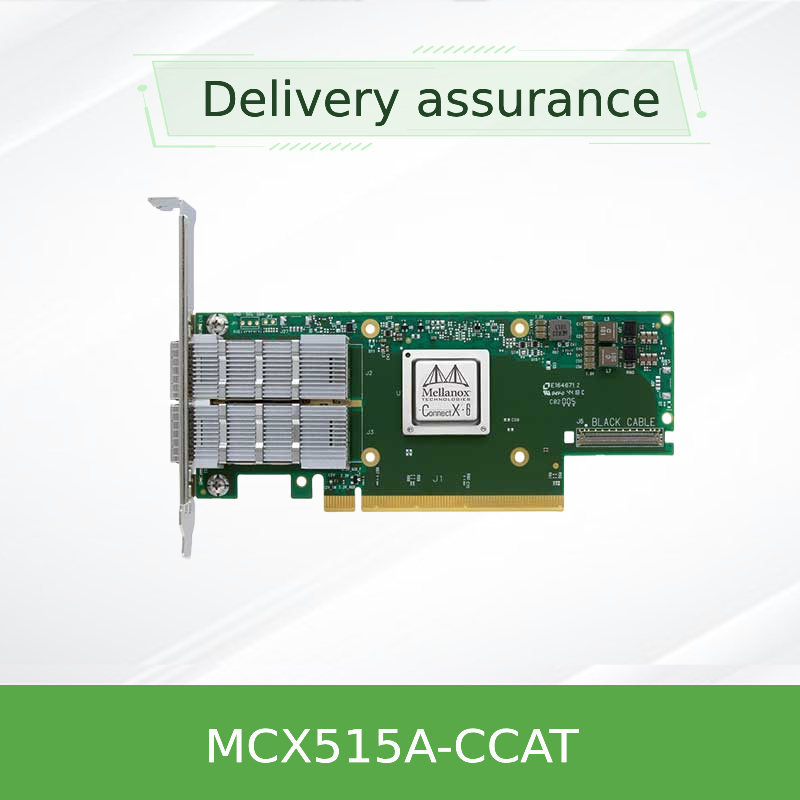 100GbE 인피니밴드 멜라녹스 네트워크 카드 어댑터 MCX515A-CCAT EN 10 25 40 50 Oe 속도