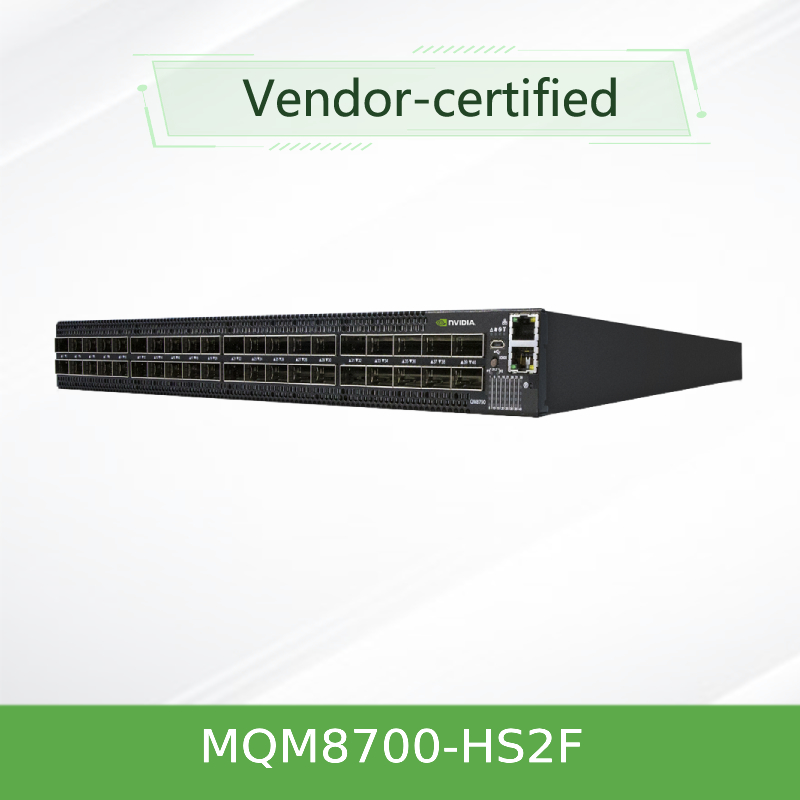 MQM8700-HS2F(920-9B110-00FH-0MD) Mellanox Quantum Hdr Infiniband 네트워크 스위치 40 QSFP56 포트