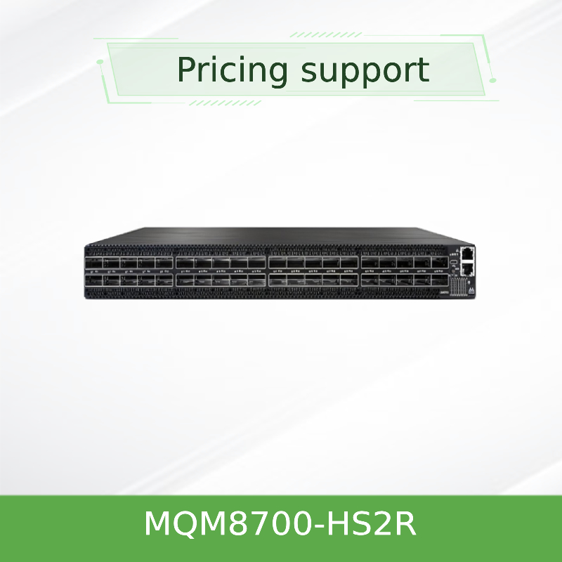 920-9b110-00rh-0m0 멜라녹스 MQM8700-HS2R ((920-9B110-00RH-0M0) 양자 Hdr 인피니밴드 네트워크 스위치 40 Qsfp56 포트 전송 속도 10/100/1000Mbps