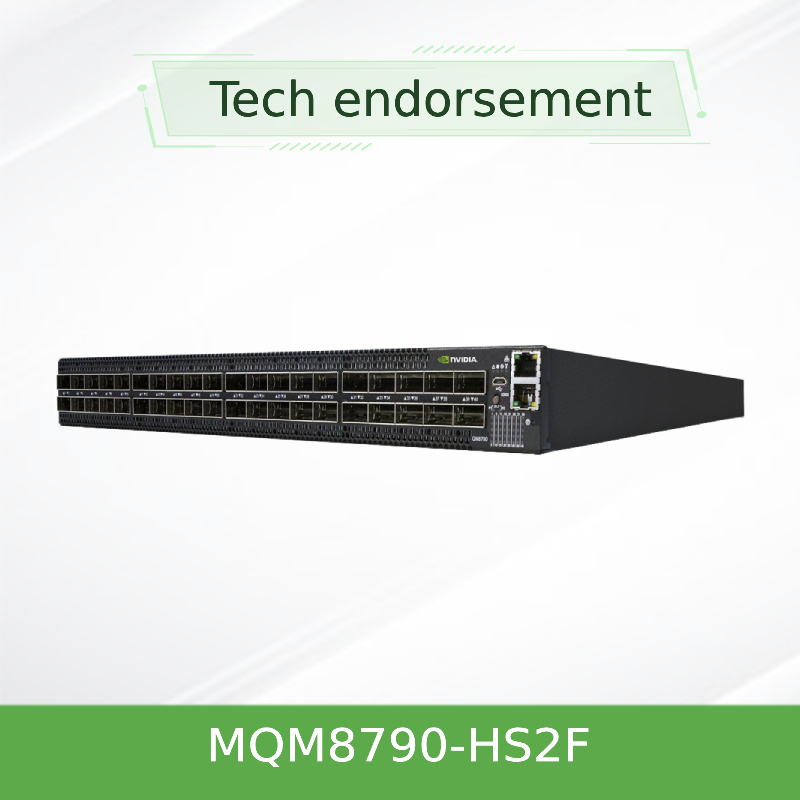 MQM8790-HS2F 멜라녹스 네트워크 스위치 40 공항 난-블록킹 운영된 HDR 200Gb/S