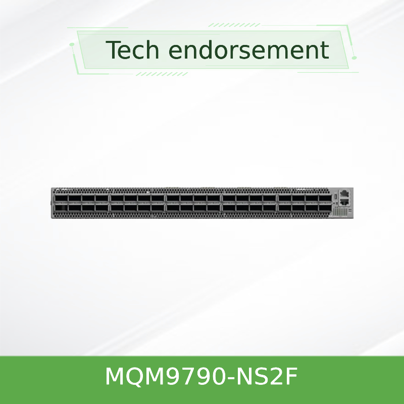 MQM9790-NS2F ((920-9B210-00FN-0D0) 멜라녹스 네트워크 스위치 P2C 공기 흐름 64 포트 NDR 32 OSFP 포트 관리되지 않은