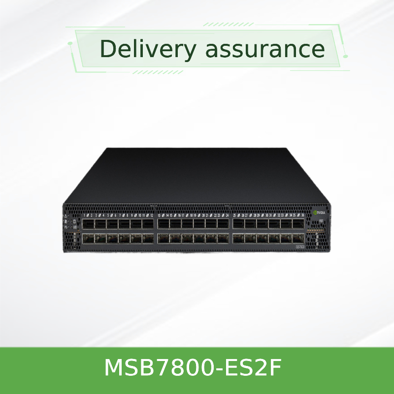 멜라녹스 MSB7800-ES2F 인피니밴드 EDR 100Gb/S 스위치 시스템 36 QSFP28 포트 1U