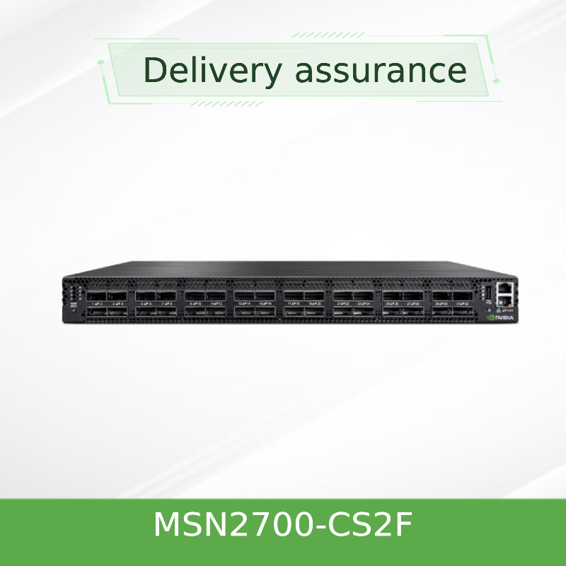 MSN2700-CS2F Mellanox 스위치 스펙트럼 기반 32 포트 100GbE 오픈 이더넷 플랫폼