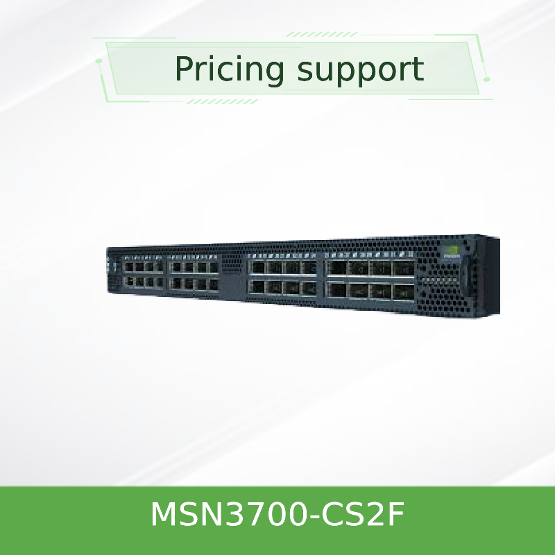 MSN3700-CS2F 멜라녹스 네트워크 스위치 공급 (AC) 표준 깊이 X86 CPU P2C 기류 철도 장비