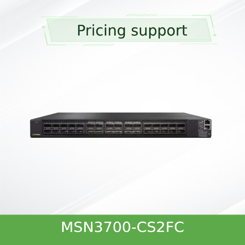 누적 리눅스 2 AC 프수스 멜라녹스 네트워크 스위치 MSN3700 - CS2FC 100GbE 1U 32 QSFP28 공항
