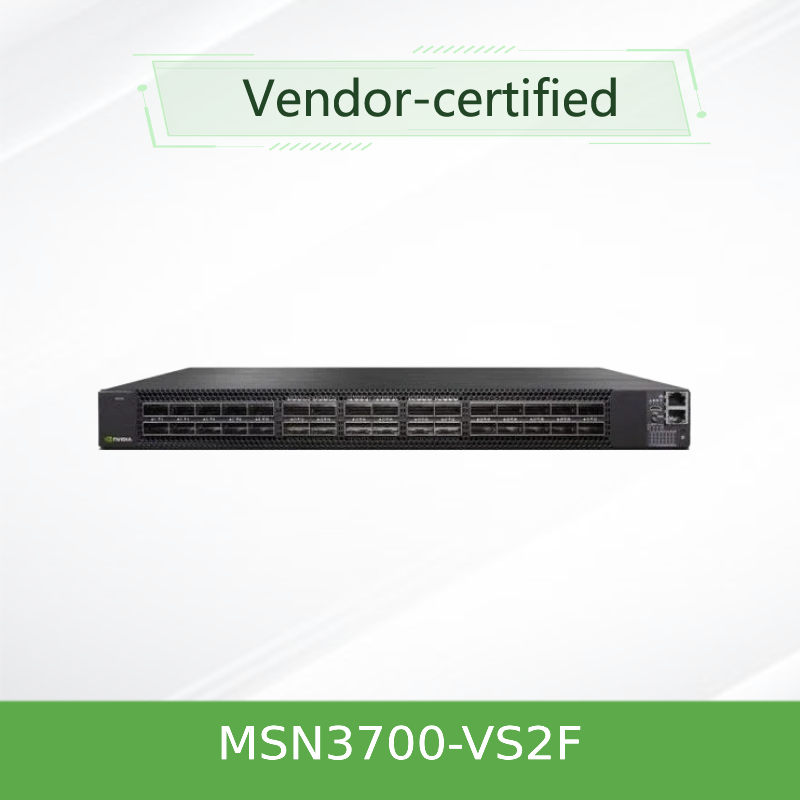 MSN3700-VS2F 200GbE 멜라녹스 네트워크 스위치 SN3000 1U 선반 장착