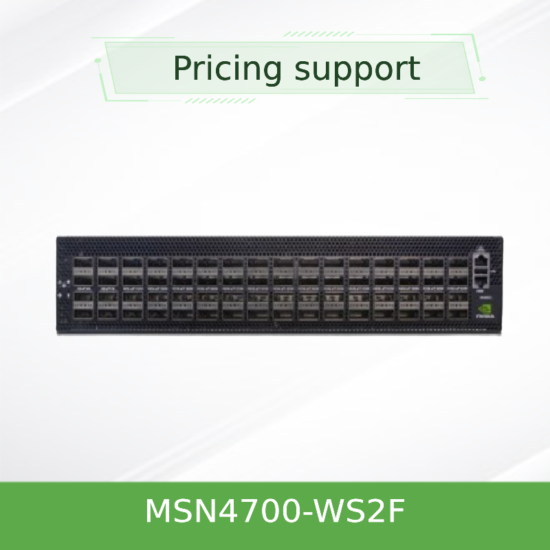 32개 QSFP-DD 오픈 소스 멜라녹스 이더넷은 400GbE 1U MSN4700-WS2F를 바꿉니다