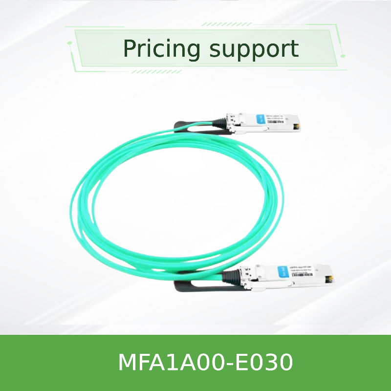 VCSEL 기반 QSFP Mellanox AOC 케이블 MFA1A00-E030 IB EDR 최대 100Gb/s
