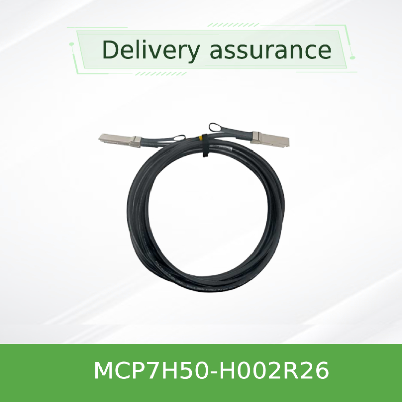 MCP7H50-H002R26 인피니밴드 케이블 200Gb/s에서 2x100Gb/s 2.0m 26AWG