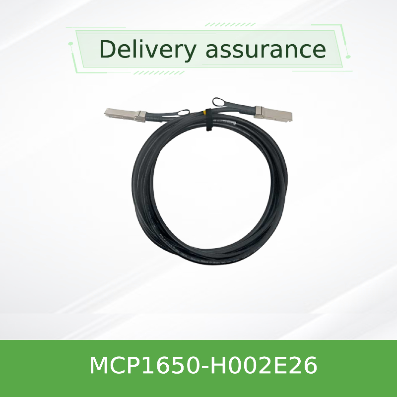 MCP1650-H002E26 ((980-9I549-00H002) 멜라녹스 다크 케이블 수동 구리 Ib HDR 최대 200GB/S Qsfp56 2M