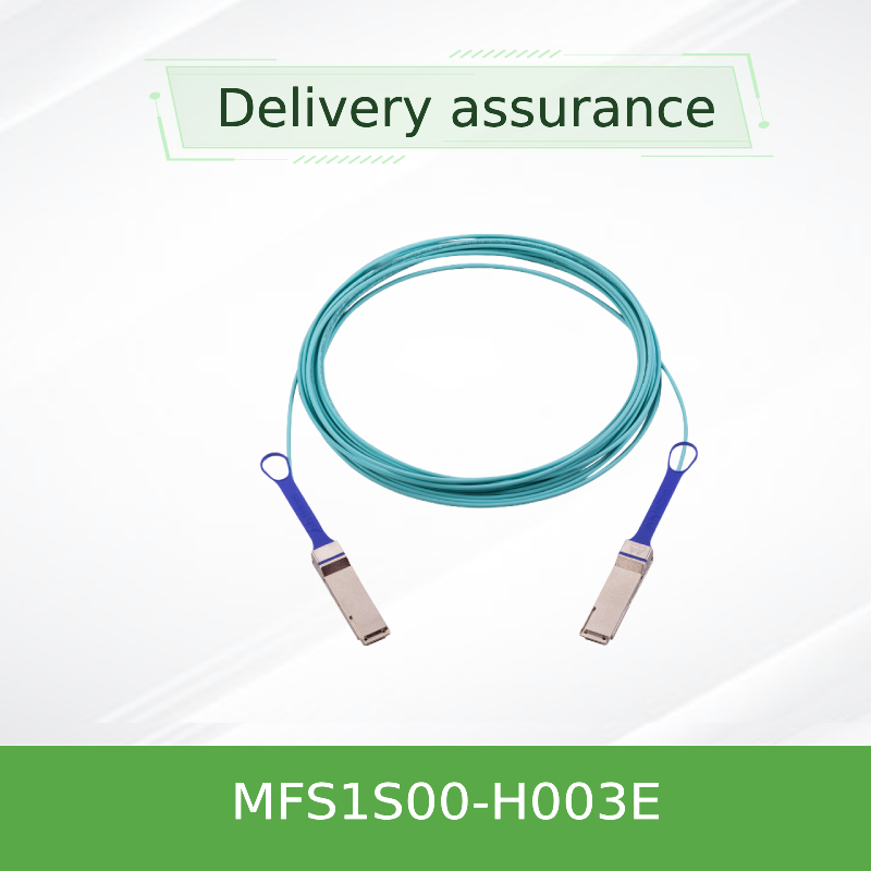멀티 모드 AOC Qsfp+ 활동적 광케이블 멜라녹스 MFS1S00-H003E
