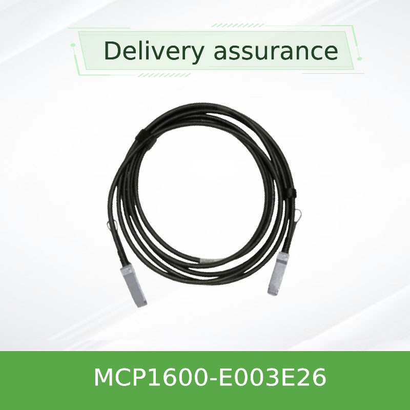100Gb/S QSFP28 3m 검정색 26AWG에 달하는 MCP1600-E003E26 직접 접속 구리 케이블 인피니밴드 EDR