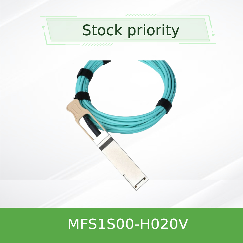 200Gb/S QSFP56 20m 네트워크 케이블에 달하는 콘솔 멜라녹스 AOC 케이블 MFS1S00-H020V IB HDR