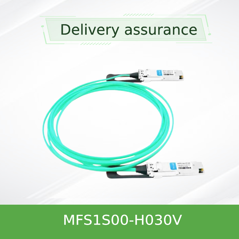MFS1S00-H030V IB 200G 멜라녹스 Aoc 케이블 네트워크 케이블 30M QSFP56 고속도 낮은 지연
