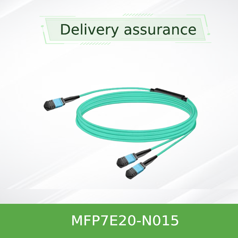 멜라녹스 케이블 MFP7E20-N015 멀티모드 MPO-12/APC에서 2x MPO-12/APC 수동 섬유 케이블, 15m